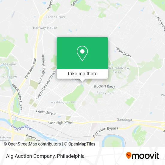 Alg Auction Company map