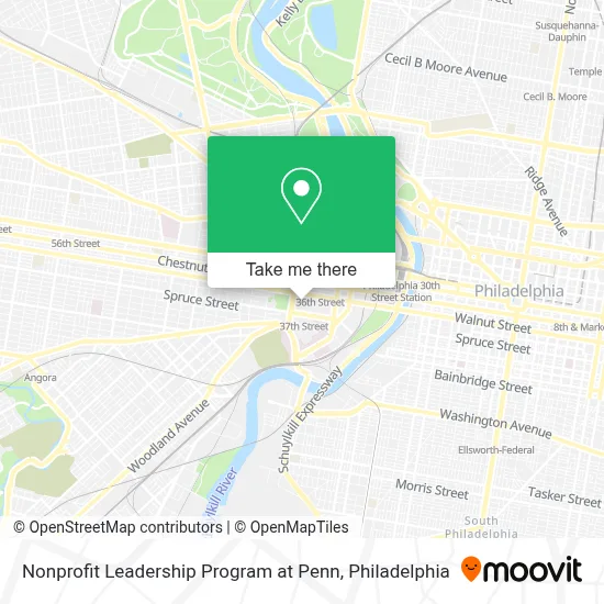 Nonprofit Leadership Program at Penn map