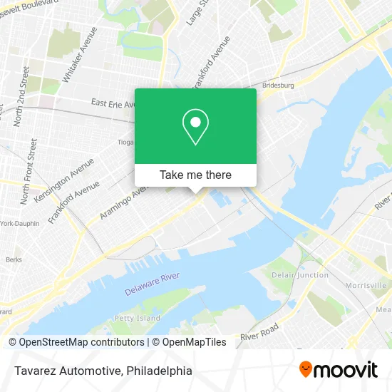 Tavarez Automotive map