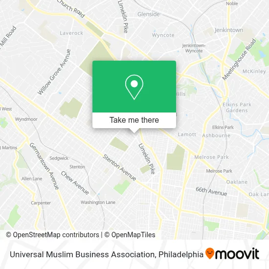 Universal Muslim Business Association map