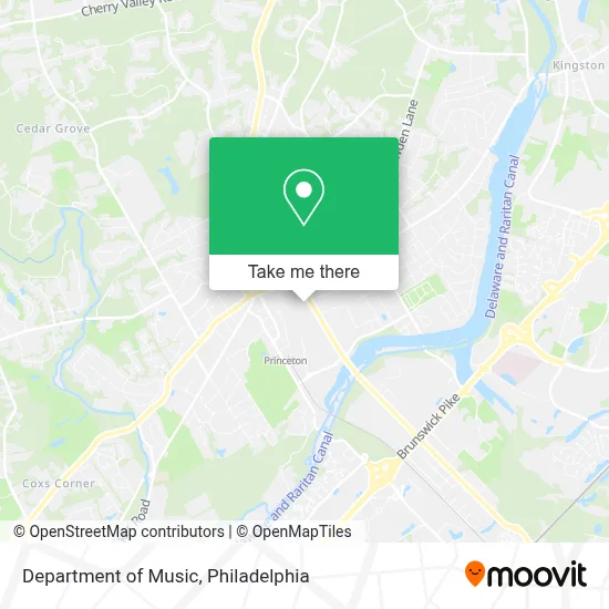 Department Of Music map