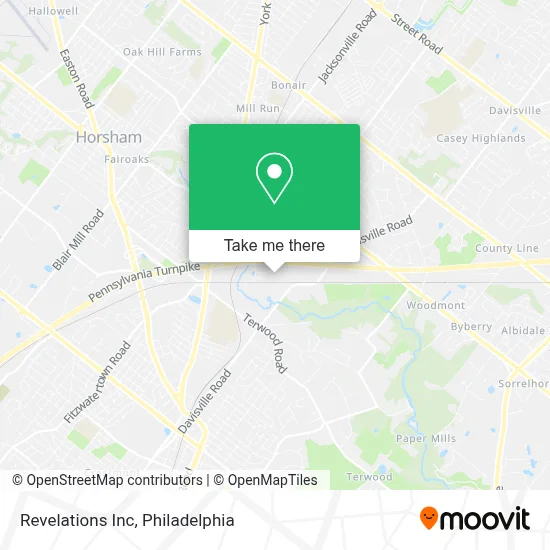Revelations Inc map