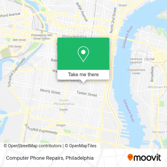 Computer Phone Repairs map