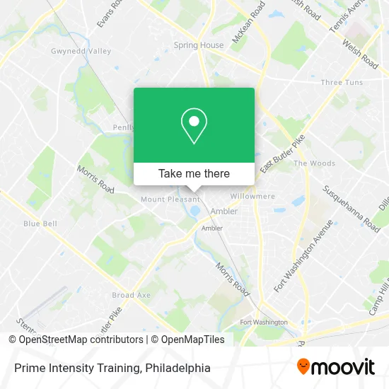 Prime Intensity Training map