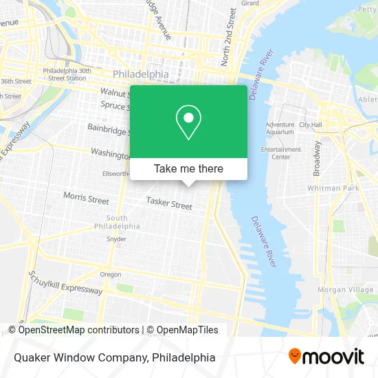 Quaker Window Company map