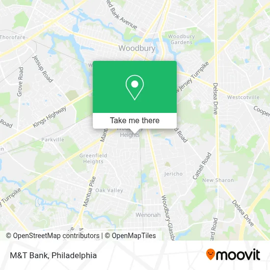 M&T Bank map