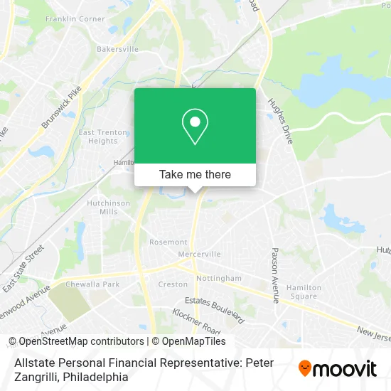Allstate Personal Financial Representative: Peter Zangrilli map