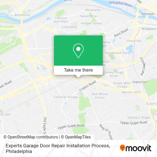 Experts Garage Door Repair Installation Process map