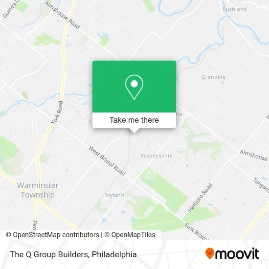 The Q Group Builders map