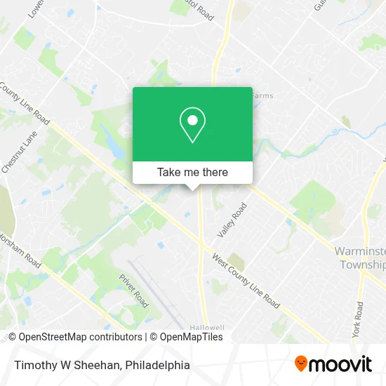 Timothy W Sheehan map