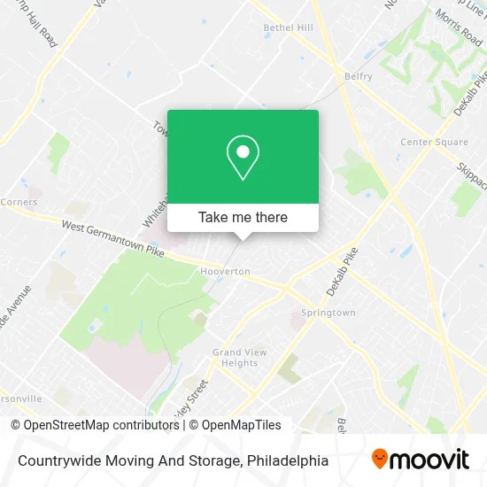 Countrywide Moving And Storage map
