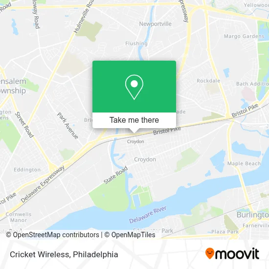 Cricket Wireless map