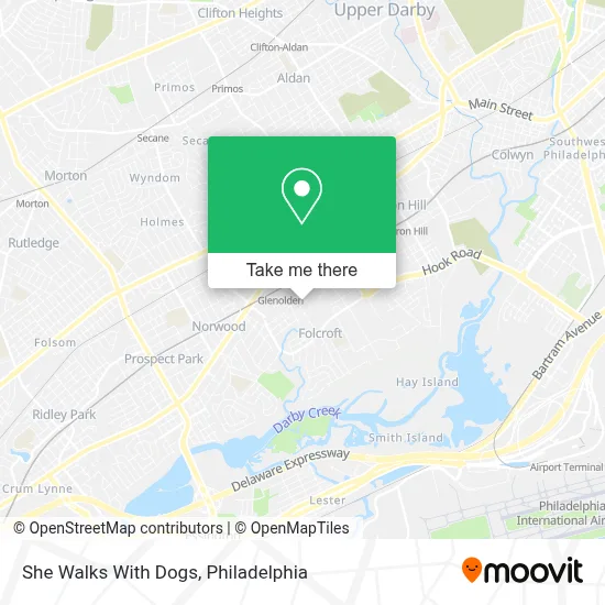 She Walks With Dogs map