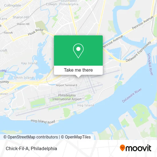 Chick-Fil-A map