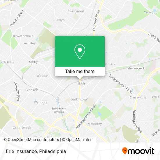 Erie Insurance map