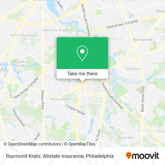 Raymond Kratz: Allstate Insurance map