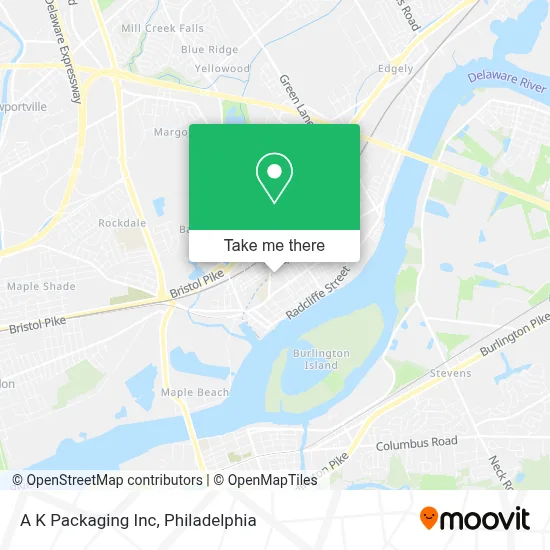 A K Packaging Inc map