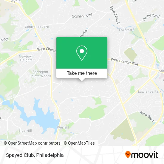 Spayed Club map