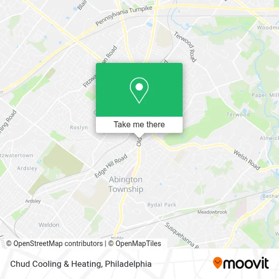 Chud Cooling & Heating map