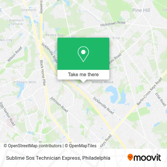 Sublime Sos Technician Express map