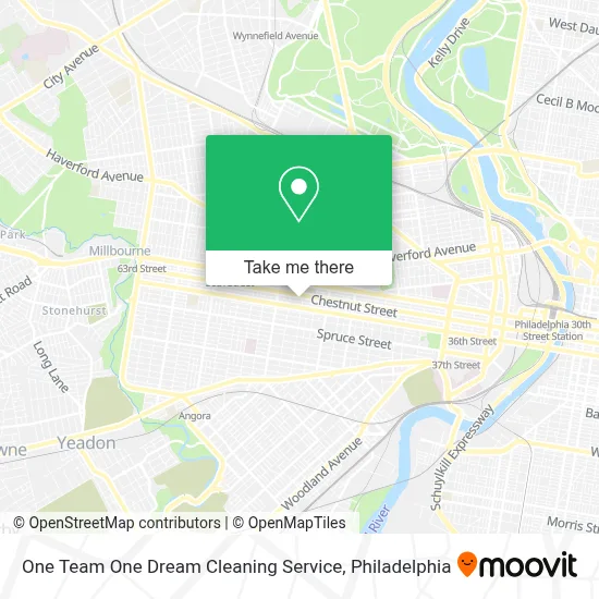 One Team One Dream Cleaning Service map