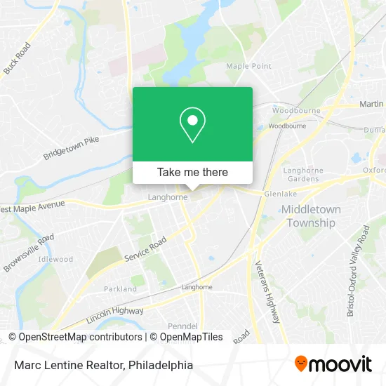 Marc Lentine Realtor map