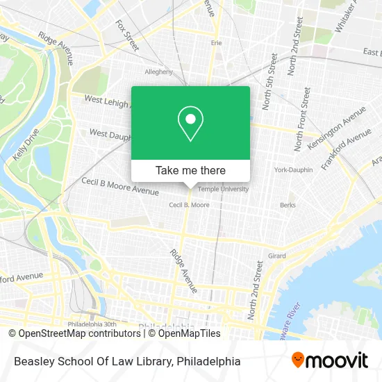Beasley School Of Law Library map