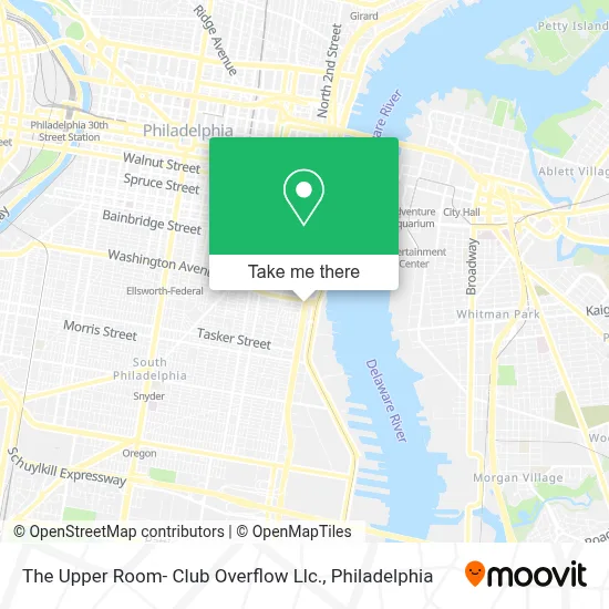 The Upper Room- Club Overflow Llc. map