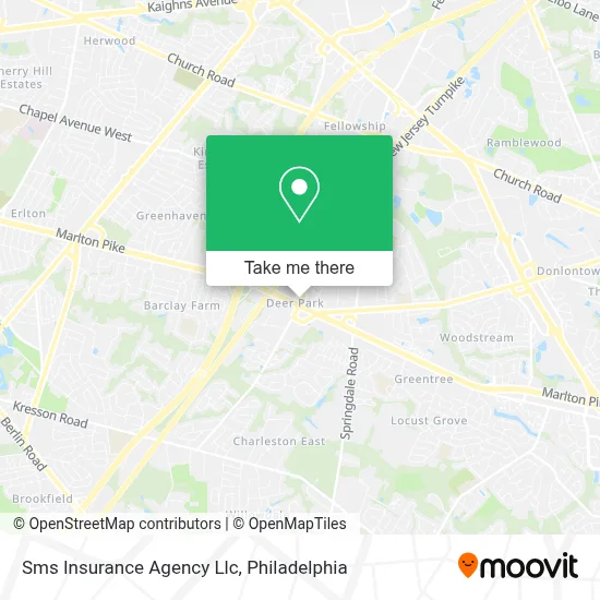 Sms Insurance Agency Llc map