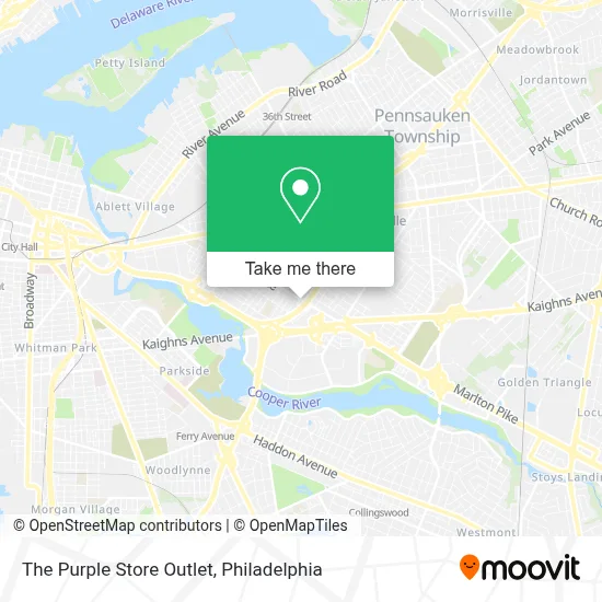 The Purple Store Outlet map
