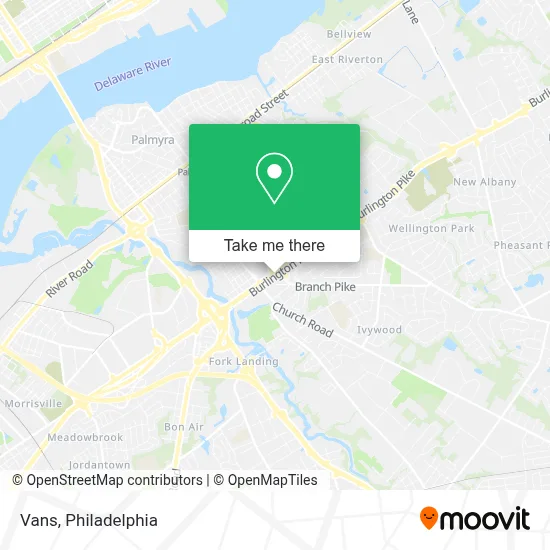 Vans map