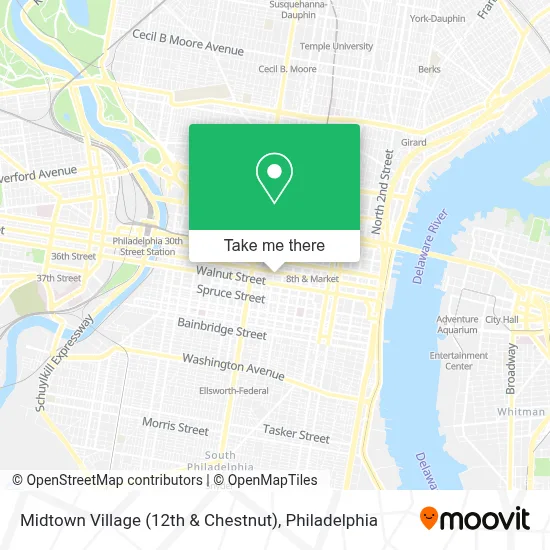 Midtown Village (12th & Chestnut) map