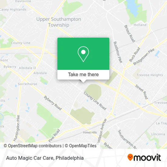 Auto Magic Car Care map