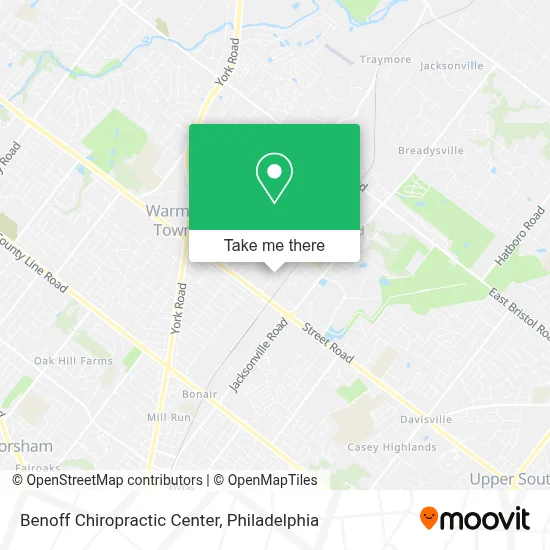 Benoff Chiropractic Center map