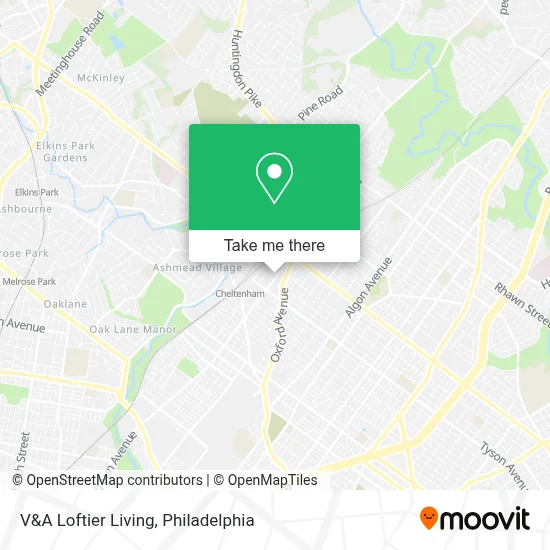 V&A Loftier Living map