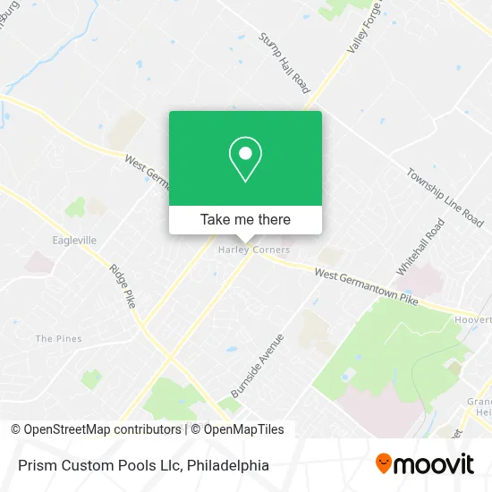 Prism Custom Pools Llc map
