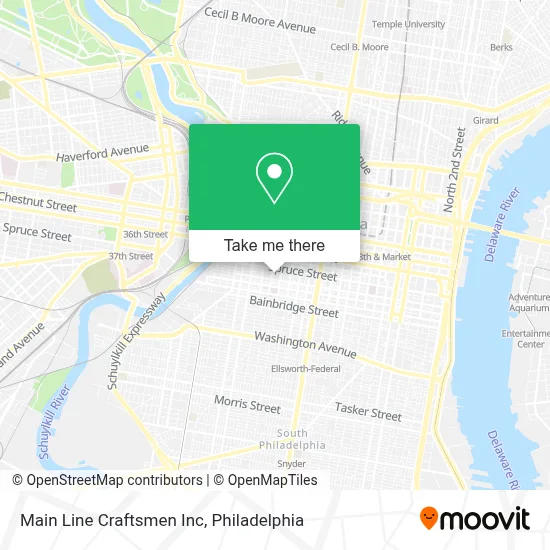 Main Line Craftsmen Inc map