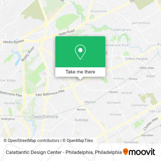 Calatlantic Design Center - Philadelphia map