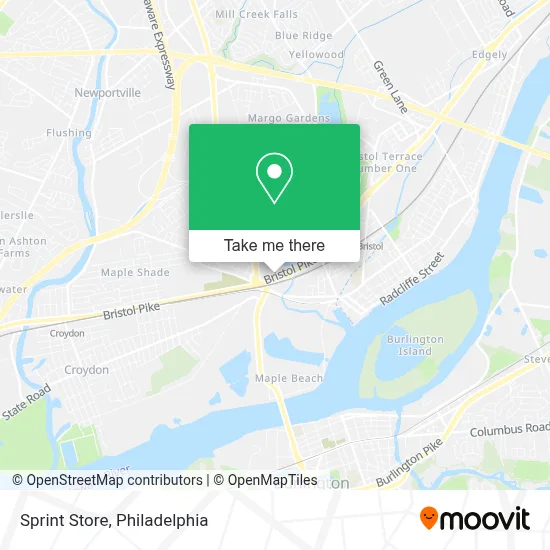 Sprint Store map