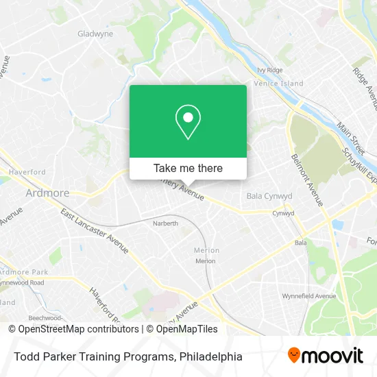 Todd Parker Training Programs map