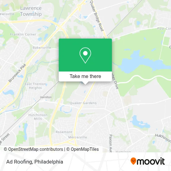 Ad Roofing map