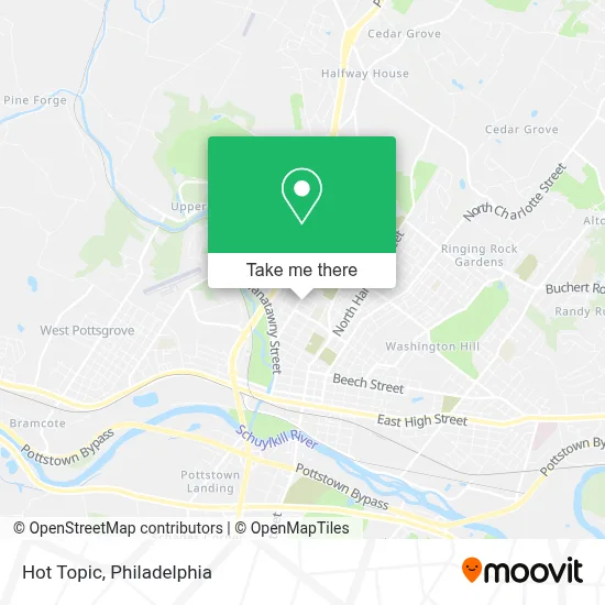 Hot Topic map