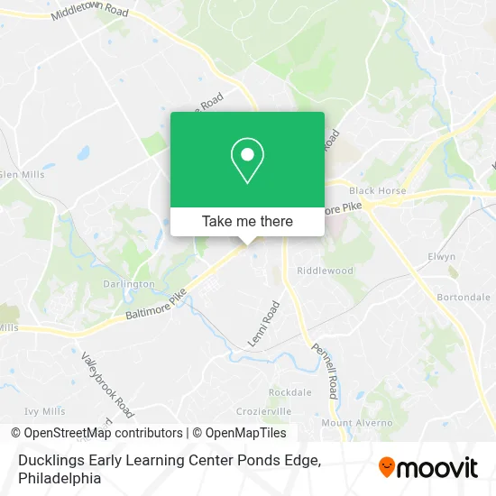 Ducklings Early Learning Center Ponds Edge map