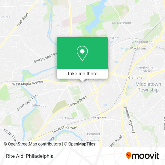 Rite Aid map