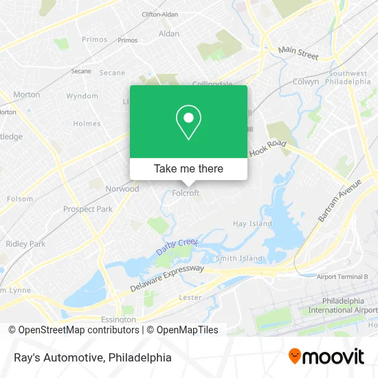 Ray's Automotive map