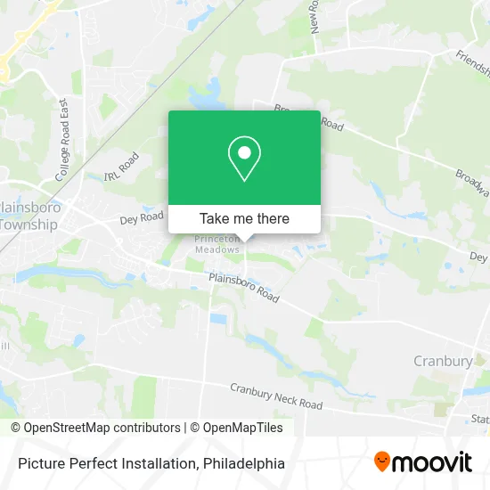 Picture Perfect Installation map