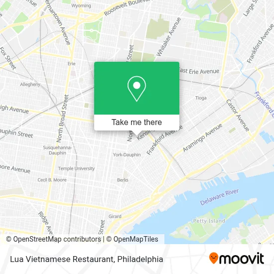 Lua Vietnamese Restaurant map