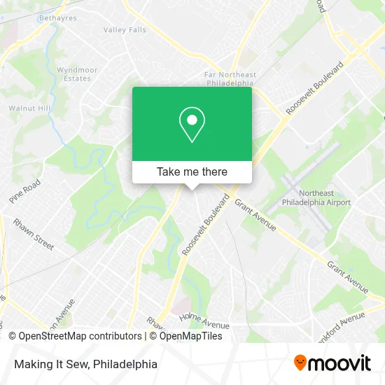 Making It Sew map