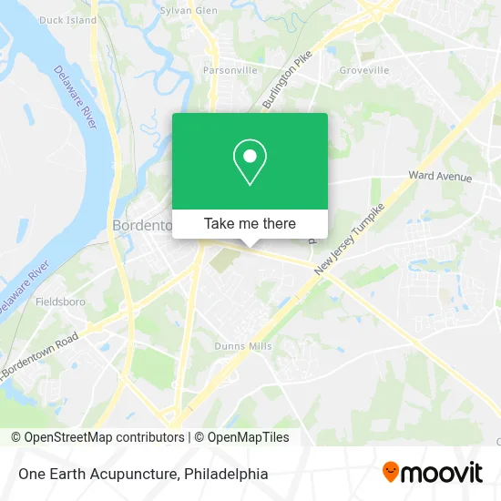 One Earth Acupuncture map