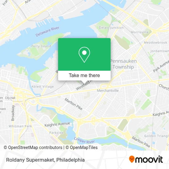 Roldany Supermaket map